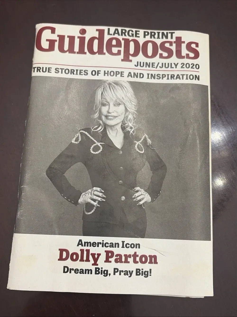 DOLLY PARTON GUIDEPOSTS Large Print Magazine June/July 2020 True Stories Of Hope